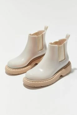 Buy 👏 Women's Melissa 👟 Shoes Step Chelsea Rain Boot Cream 🥰 -Dr. Martens Sales unnamed file 1019
