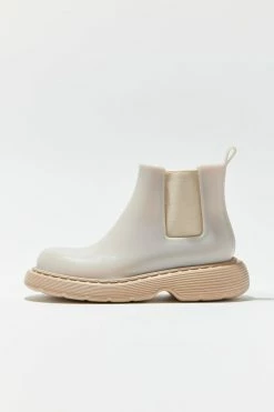Buy 👏 Women's Melissa 👟 Shoes Step Chelsea Rain Boot Cream 🥰 -Dr. Martens Sales unnamed file 1020