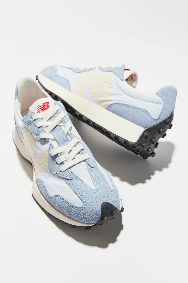 Budget โ๏ธ Women's New Balance 327 Textile ๐ Sneaker Blue Groove + Sea Salt โ 6 Budget โ๏ธ Women's New Balance 327 Textile ๐ Sneaker Blue Groove + Sea Salt โ - Image 4