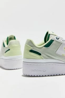 Cheap ✨ Women's Adidas Originals Forum Bold Vegan 👟 Sneaker Cloud White + Linen Green + Almost Lime ✔️ -Dr. Martens Sales unnamed file 120