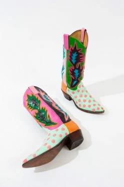 Promo 🔥 Zig Zag Goods LLC 👩 Women's Zig Zag Pretty Prick Cowgirl 🥾 Boots Multi 🎉