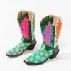 Deals ⭐ Zig Zag Goods LLC 👩 Women's Zig Zag Prickly Pear Cowgirl 🥾 Boots Multi 👍