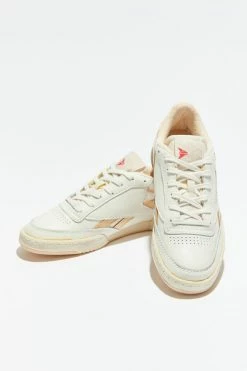Brand new 👏 Women's Reebok Club C 85 Vintage Leather 👟 Sneaker Chalk + Weathered Beige ⭐ -Dr. Martens Sales unnamed file 124