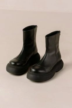 Buy 🛒 Women's SVEGAN Ink Vegan Leather Platform Ankle Boot Black 😀 -Dr. Martens Sales unnamed file 1282