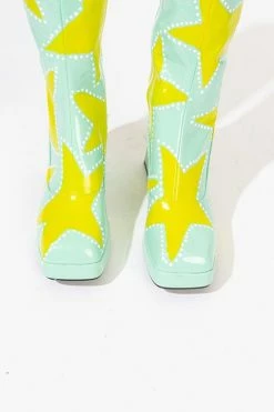 Coupon 💯 Zig Zag Goods LLC 👩 Women's Zig Zag Star Shine Gogo 🥾 Boots Mint 🌟 -Dr. Martens Sales unnamed file 1319