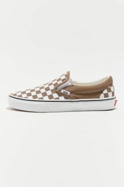 Cheap ⭐ Women's Vans Seasonal Checkerboard Slip-On 👟 Sneaker Walnut Checkered 💯 -Dr. Martens Sales unnamed file 134