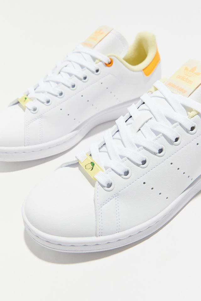 Brand new โค๏ธ Women's Adidas Stan Smith Vegan ๐ Sneaker Cloud White + Almost Yellow + Orange Rush ๐ 4 Brand new โค๏ธ Women's Adidas Stan Smith Vegan ๐ Sneaker Cloud White + Almost Yellow + Orange Rush ๐ - Image 2