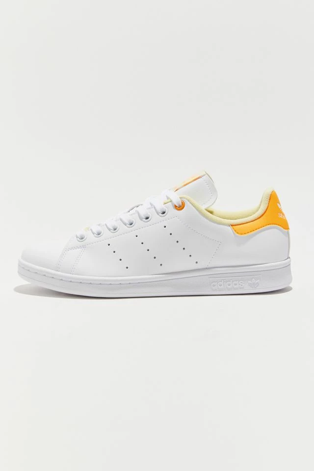 Brand new โค๏ธ Women's Adidas Stan Smith Vegan ๐ Sneaker Cloud White + Almost Yellow + Orange Rush ๐ 5 Brand new โค๏ธ Women's Adidas Stan Smith Vegan ๐ Sneaker Cloud White + Almost Yellow + Orange Rush ๐ - Image 3
