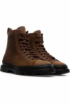 Promo 🧨 Women's Camper Brutus Ankle 🥾 Boots Brown 👍