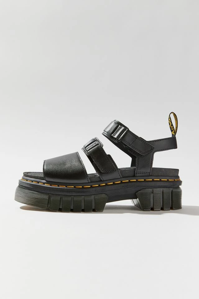 New đ Women's Dr. Martens Ricki Leather 3-Strap Platform 𩴠Sandal Black đ 5 New đ Women's Dr. Martens Ricki Leather 3-Strap Platform 𩴠Sandal Black đ - Image 3