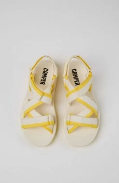 Discount 💯 Women's Camper Match Recycled Comfort 🩴 Sandal White 💯 -Dr. Martens Sales unnamed file 1543