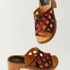 Flash Sale 🎉 Women's Swedish Hasbeens Basket Mule 🩴 Sandal Brown Multi 🎁 -Dr. Martens Sales unnamed file 1550