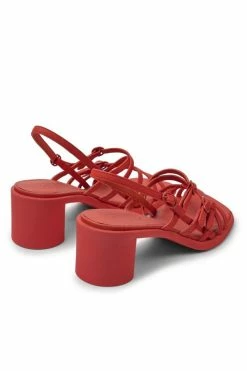Deals 😀 Women's Camper Meda Strappy Leather 🩴 Sandal Red ❤️ -Dr. Martens Sales unnamed file 1576