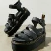 New ❤️ Women's Dr. Martens Blaire Hydro Leather Strap Platform 🩴 Sandal Black 🌟 -Dr. Martens Sales unnamed file 1584