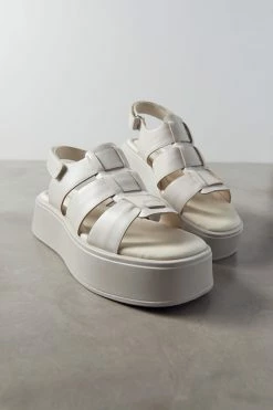 Best Sale 🔔 Women's Vagabond 👟 Shoemakers Courtney Platform Fisherman 🩴 Sandal Ivory 😉