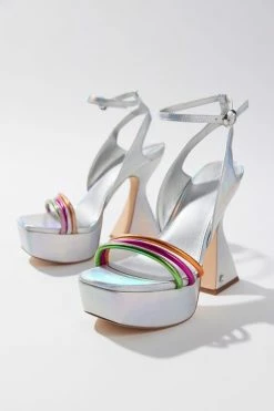 Cheapest 🔥 Women's Circus NY Alana Platform Heel Silver 👏