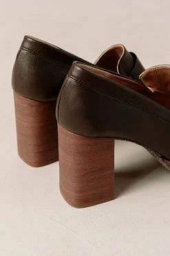 Hot Sale 🤩 Women's ALOHAS Busy Leather Heeled Loafer Corn Coffee Brown 🎁 -Dr. Martens Sales unnamed file 1731