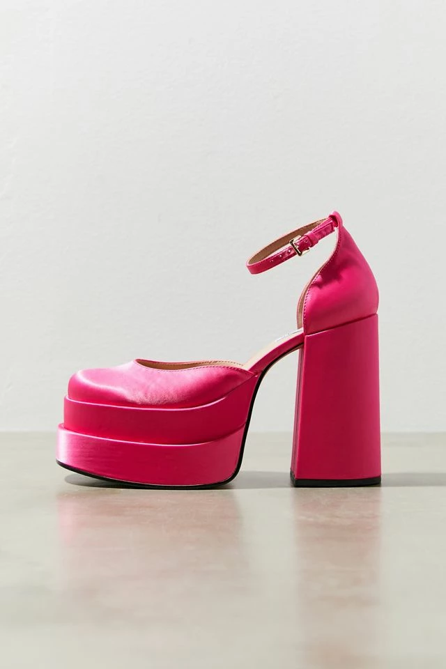 Cheapest ๐คฉ Women's Steve Madden Charlize Platform Heel Punk Pink โญ 5 Cheapest ๐คฉ Women's Steve Madden Charlize Platform Heel Punk Pink โญ - Image 3