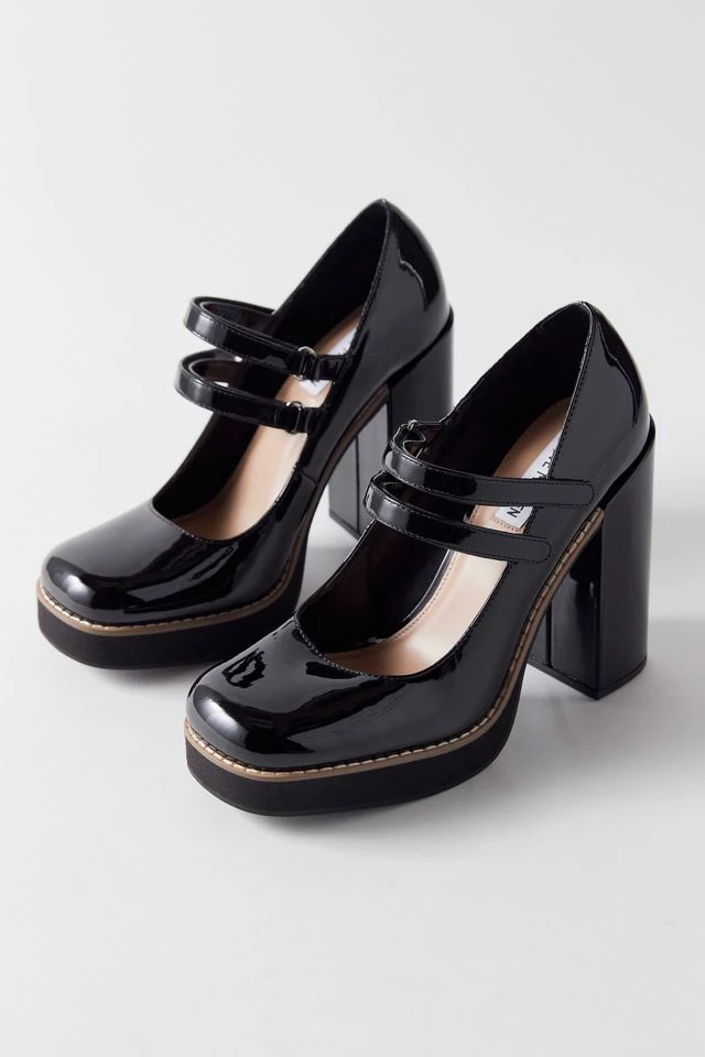 New ๐ Women's Steve Madden Twice Mary Jane Platform Pump Black โญ 6 New ๐ Women's Steve Madden Twice Mary Jane Platform Pump Black โญ - Image 4