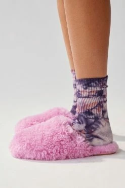 Budget 🔔 Women's UGG Maxi Curly Slipper Pink Jasmine 🔥