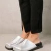 Flash Sale ❤️ Women's ALOHAS Whiz Leather Mule Shimmer Silver ❤️ -Dr. Martens Sales unnamed file 1928