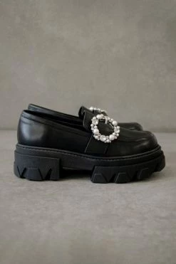 Outlet 🛒 Women's ALOHAS Trailblazer Platform Lug Buckle Loafer Crystal Black 👏 -Dr. Martens Sales unnamed file 1934
