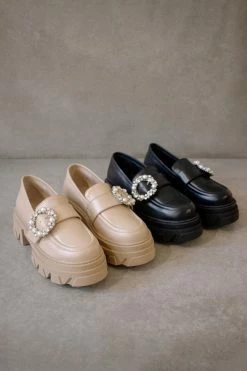 Outlet 🛒 Women's ALOHAS Trailblazer Platform Lug Buckle Loafer Crystal Black 👏 -Dr. Martens Sales unnamed file 1935