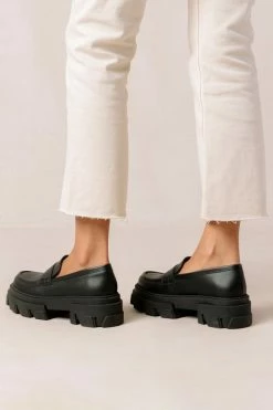 Wholesale 😀 Women's ALOHAS Trailblazer Vegan Leather Platform Lug Loafer Corn Black ✔️ -Dr. Martens Sales unnamed file 1993