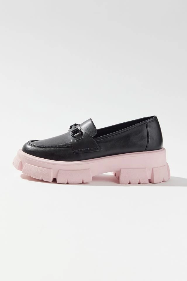 Top 10 ⭐ Women's Steve Madden Trifecta Platform Loafer Black + Pink ✨ 5 Top 10 ⭐ Women's Steve Madden Trifecta Platform Loafer Black + Pink ✨ - Image 3