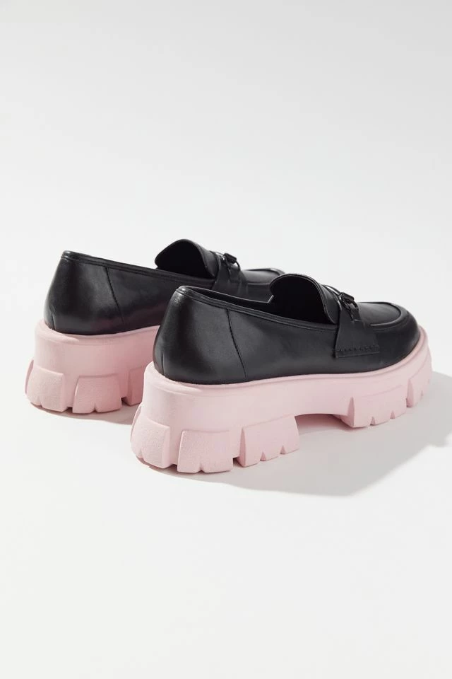 Top 10 ⭐ Women's Steve Madden Trifecta Platform Loafer Black + Pink ✨ 6 Top 10 ⭐ Women's Steve Madden Trifecta Platform Loafer Black + Pink ✨ - Image 4
