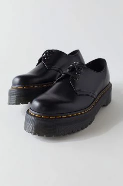 Brand new 🔥 Women's Dr. Martens 1461 Quad Smooth Leather Platform Oxford Black 🛒 -Dr. Martens Sales unnamed file 2173