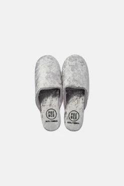 Coupon 🔔 Women's Puebco Velvet Slipper Silver ❤️ -Dr. Martens Sales unnamed file 2189