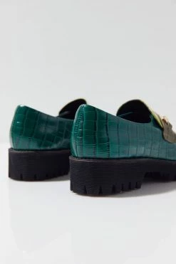 Coupon 👏 Women's Intentionally Blank HK-2 Croc Loafer Green Multi 🔔 -Dr. Martens Sales unnamed file 2195