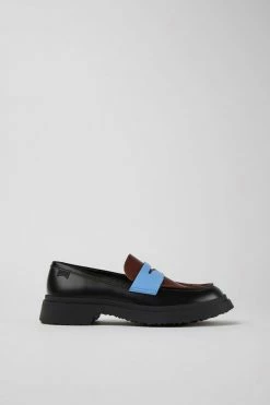 Buy ✔️ Women's Camper Walden Leather Moc Toe Loafer 👟 Shoe Blue Multi 🔥 -Dr. Martens Sales unnamed file 2238