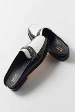 Cheapest ⌛ Women's G.H. Bass Weejuns Wynn Mule Black + White 🥰 -Dr. Martens Sales unnamed file 2252