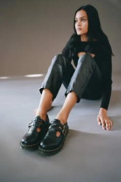 Dr. Martens Sales 26 Top 10 🥰 Women's Dr. Martens 8065 Smooth Leather Mary Jane 👟 Shoe Black ✨