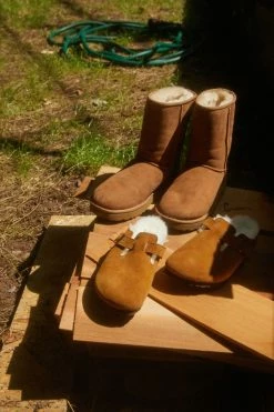 Dr. Martens Sales 20 Cheapest ❤️ Women's Birkenstock Shearling Boston Clog Mink 😍