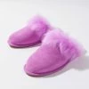 Best Pirce 🔔 Women's UGG Scuff Sis Sheepskin Slipper Purple Ruby 😍