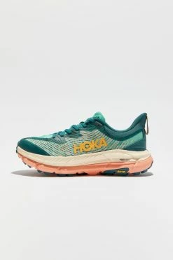 Buy ✨ HOKA ONE ONE® 👩 Women's HOKA ONE ONE® Mafate Speed 4 👩 Women’s 👟 Sneaker Deep Teal + Water Garden 👏