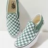 Budget ❤️ Women's Vans Color Theory Slip-On 👟 Sneaker Duck Green Checkered 💯 -Dr. Martens Sales unnamed file 294