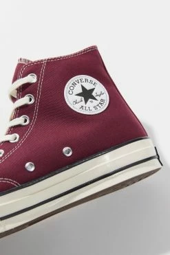Hot Sale ✨ Women's Converse Chuck 70 Canvas High Top 👟 Sneaker Dark Beetroot + Egret 🛒 -Dr. Martens Sales unnamed file 31