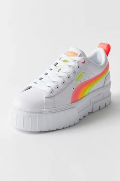 Best deal 😀 Women's Puma Mayze ☀️ Summer Squeeze 👟 Sneaker White ⌛