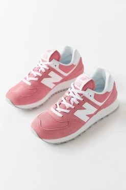 New 🔔 Women's New Balance 574 ☀️ Summer 👟 Sneaker Natural Pink + White ❤️ -Dr. Martens Sales unnamed file 367