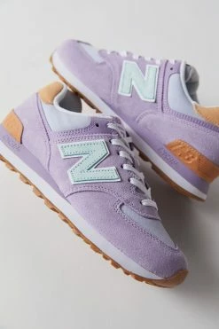 Dr. Martens Sales 31 Discount 👏 Women's New Balance 574 Spring 👟 Sneaker Raw Amethyst + Violet Haze ❤️