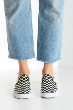 Discount 🥰 Women's Vans Checkerboard Slip-On 👟 Sneaker Black + White Checkered 🥰 -Dr. Martens Sales unnamed file 467
