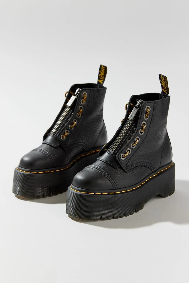 Budget ๐ Women's Dr. Martens Sinclair Max Pisa Leather Platform Boot Black ๐ 4 Budget ๐ Women's Dr. Martens Sinclair Max Pisa Leather Platform Boot Black ๐ - Image 2