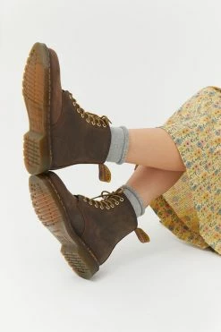 Best reviews of ⌛ Women's Dr. Martens 1460 Crazy Horse Leather Boot Neutral 👏