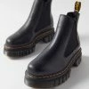 Coupon 👍 Women's Dr. Martens Audrick Leather Platform Chelsea Boot Black 🧨 -Dr. Martens Sales unnamed file 522