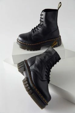 Cheapest ✔️ Women's Dr. Martens Audrick Nappa Lux Leather Platform Boot Black 😀 -Dr. Martens Sales unnamed file 529