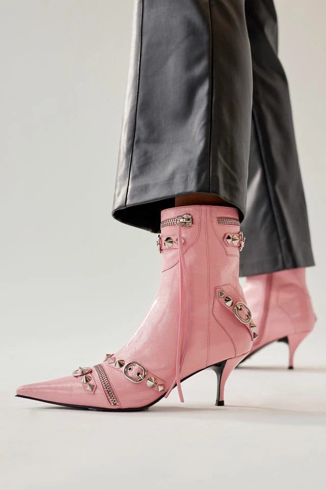 Discount ❤️ Women's Jeffrey Campbell Alt-Rock Ankle Boot Pink + Silver 🎉 3 Discount ❤️ Women's Jeffrey Campbell Alt-Rock Ankle Boot Pink + Silver 🎉